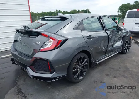 2018 Honda Civic Sport Touring from USA, damaged, VIN SHHFK7H98JU210931